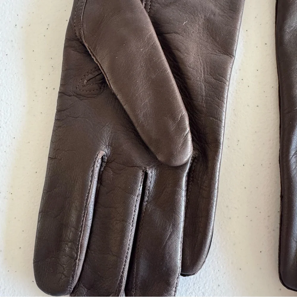 Gaymode Black Ladies Lambskin Gloves size 7.5